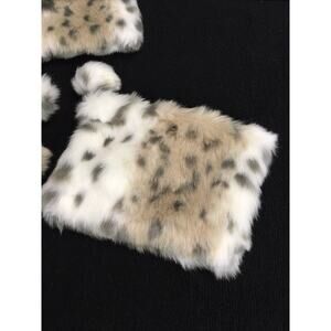 PB teen furry make up bag‎ 10" x 8"